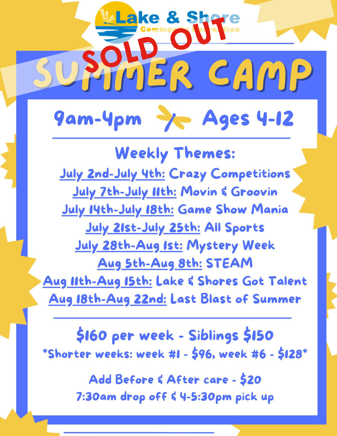 Summer-camp1 Information about summer camp with weekly themes descriptions
